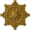 Ekena Millwork Antilles Ceiling Medallion (Fits Canopies up to 6"), Hand-Painted Pharaohs Gold, 38 1/4"OD x 1 1/2"P CM38ANPGS - alternate 1